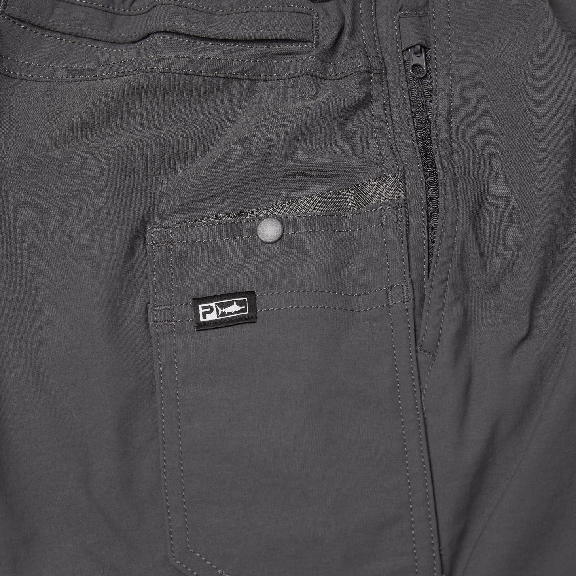 Pelagic Flyline pantaloni uomo graphite nylon stretch