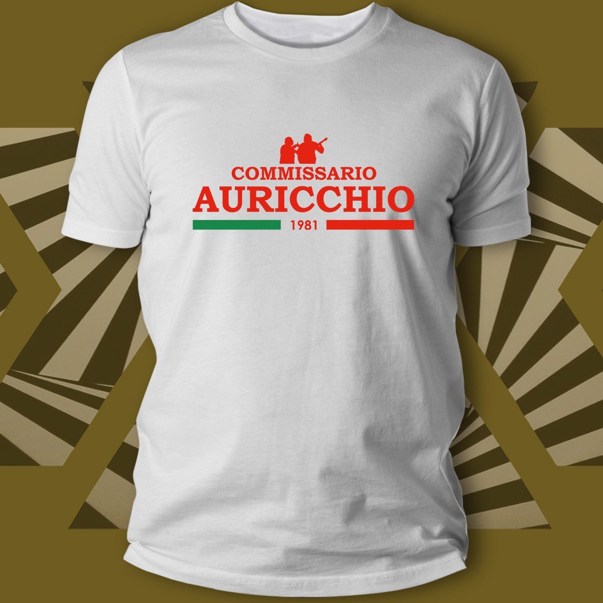 Tribe Rex Commissario Auricchio Logo maglietta unisex