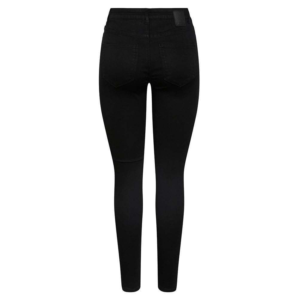 Pieces Pctalia MW Black Skinny jeans neri XL 30L