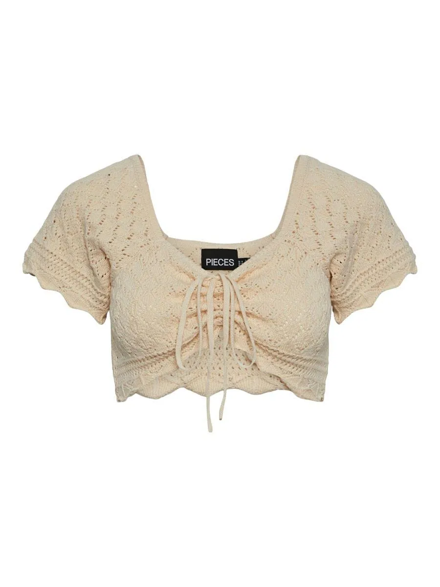 Pieces Pcbluma Maglia Donna Manica Corta Comoda