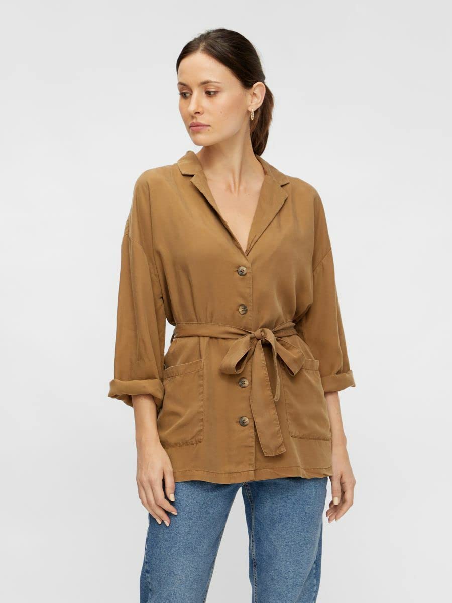 Pieces trench donna mezza stagione con cintura