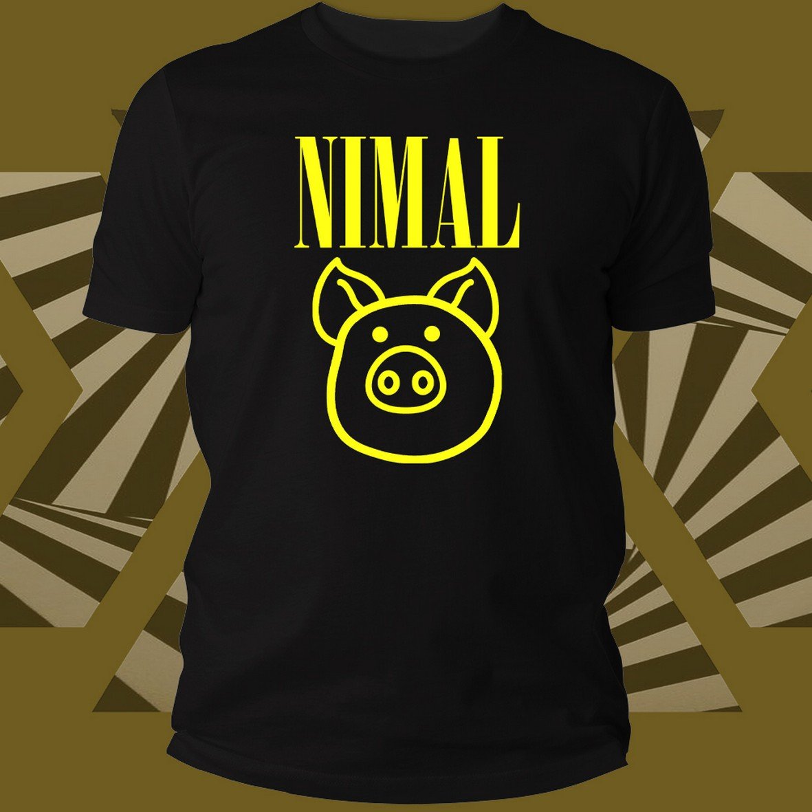 Matrix Music Store Rex Nimal maglietta nera unisex stampa digitale