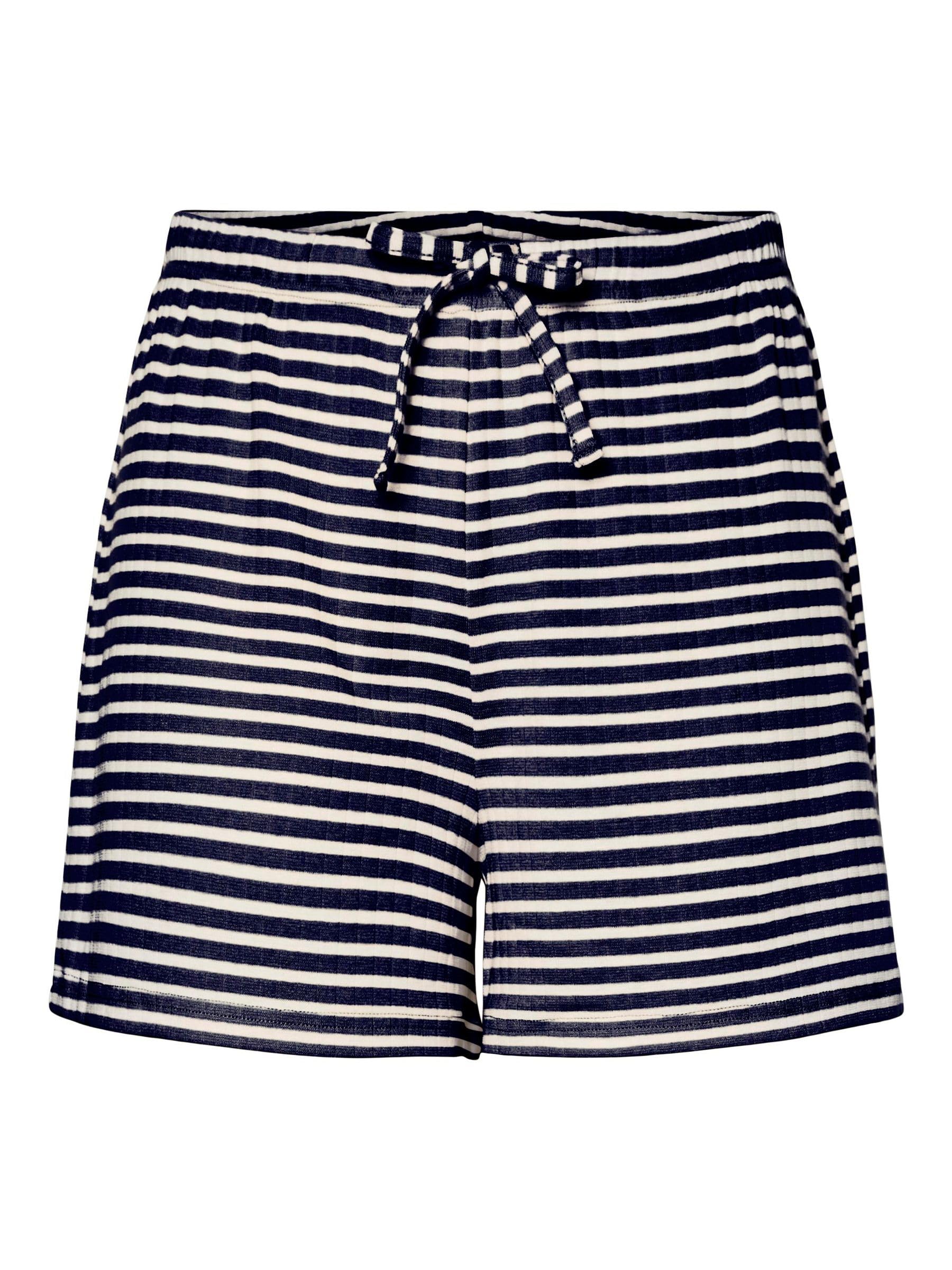 Pieces Pcsoffi Shorts Vita Alta XS Blu Oltremare