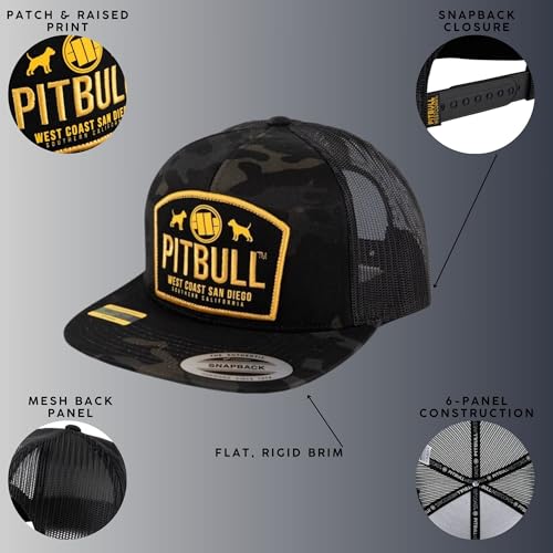 Pit Bull West Coast cappellino trucker mimetico taglia unica