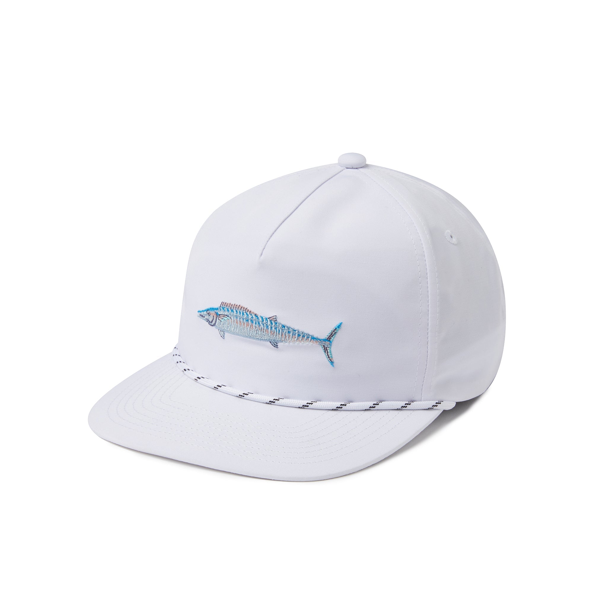 Pelagic Adrift Goione Wahoo cappello bianco snapback