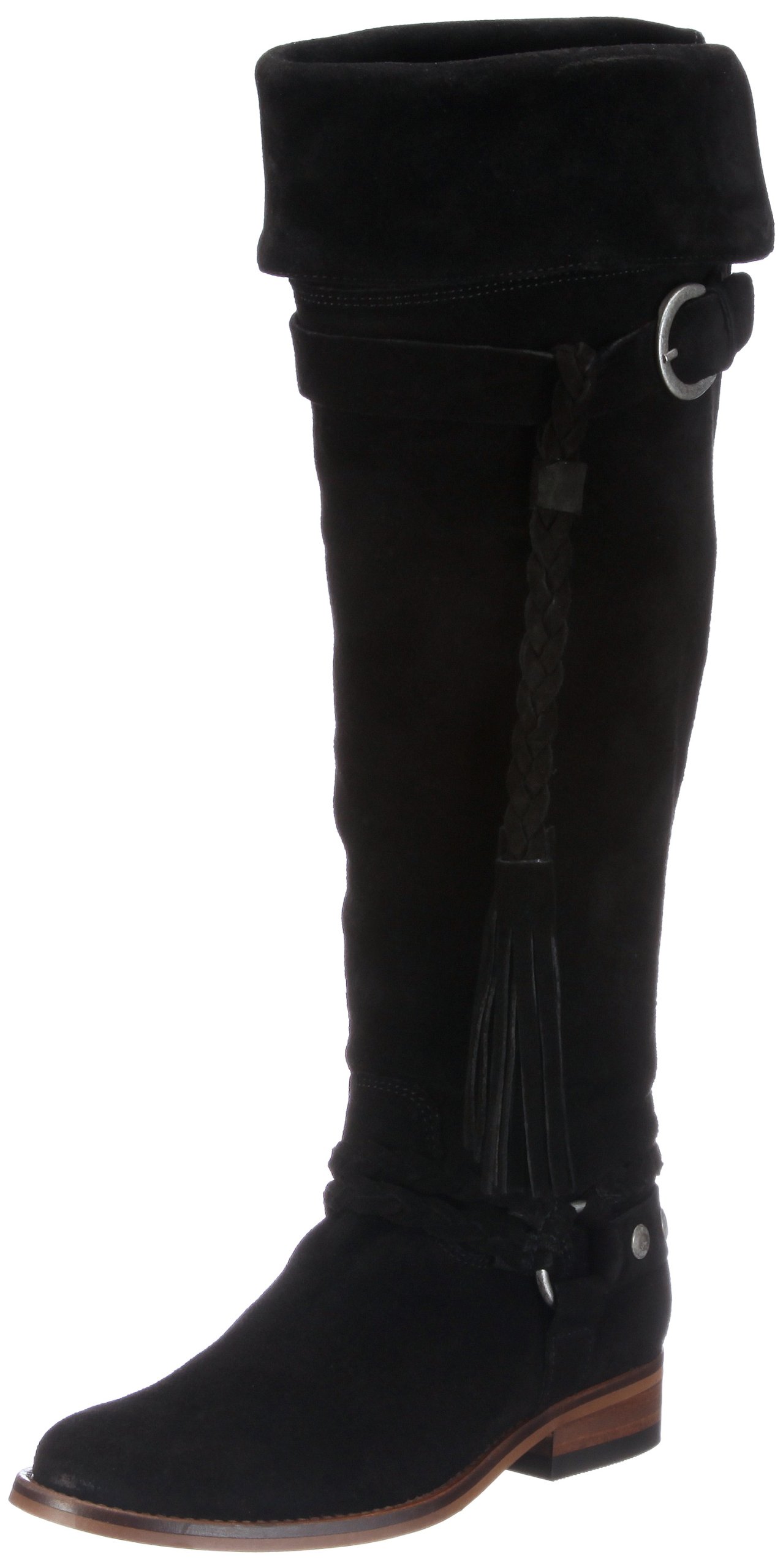 Pieces Piona Shop Suede Boot 17036240 stivali donna neri