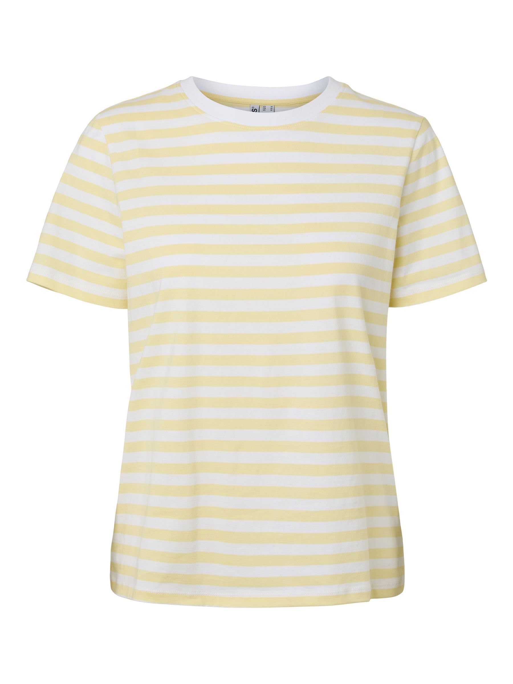 Pieces Pcria SS Tee Stripes Jrs Noos BC maglietta XL a righe