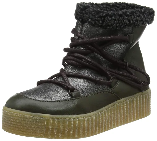 Pieces Pspaccia Boot stivali arricciati donna camoscio