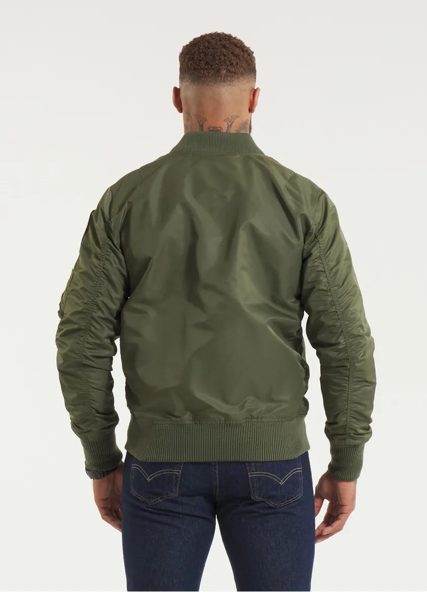 Pitbull Flyers Bomber giacca uomo nylon arancione