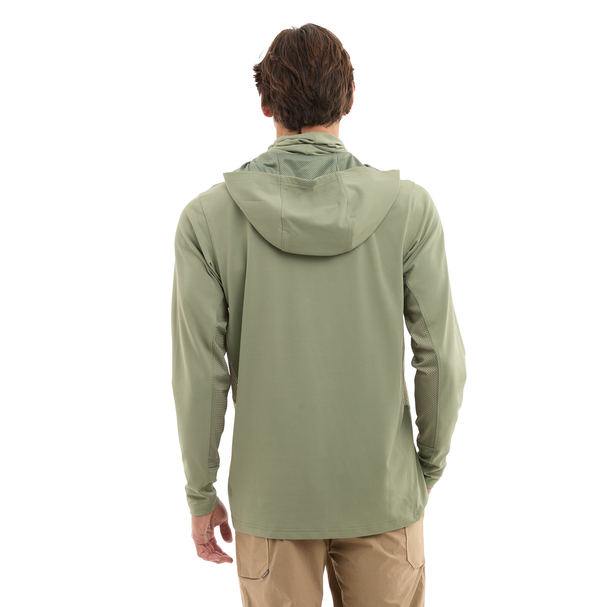 PELAGIC Exo-Tech felpa con cappuccio mangrove UPF 50+