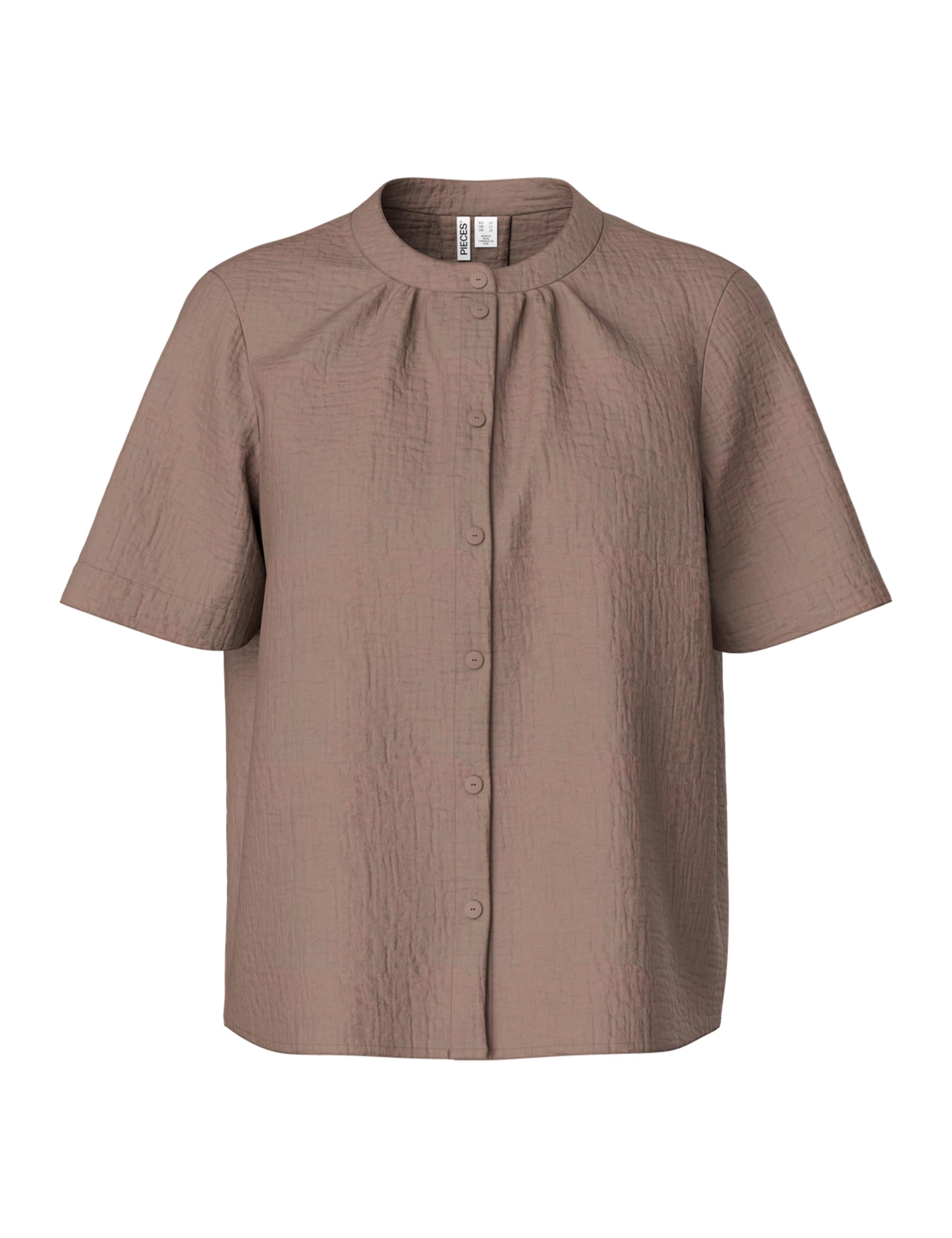 Pieces Pcsastina Shirt camicia donna maniche corte cotone