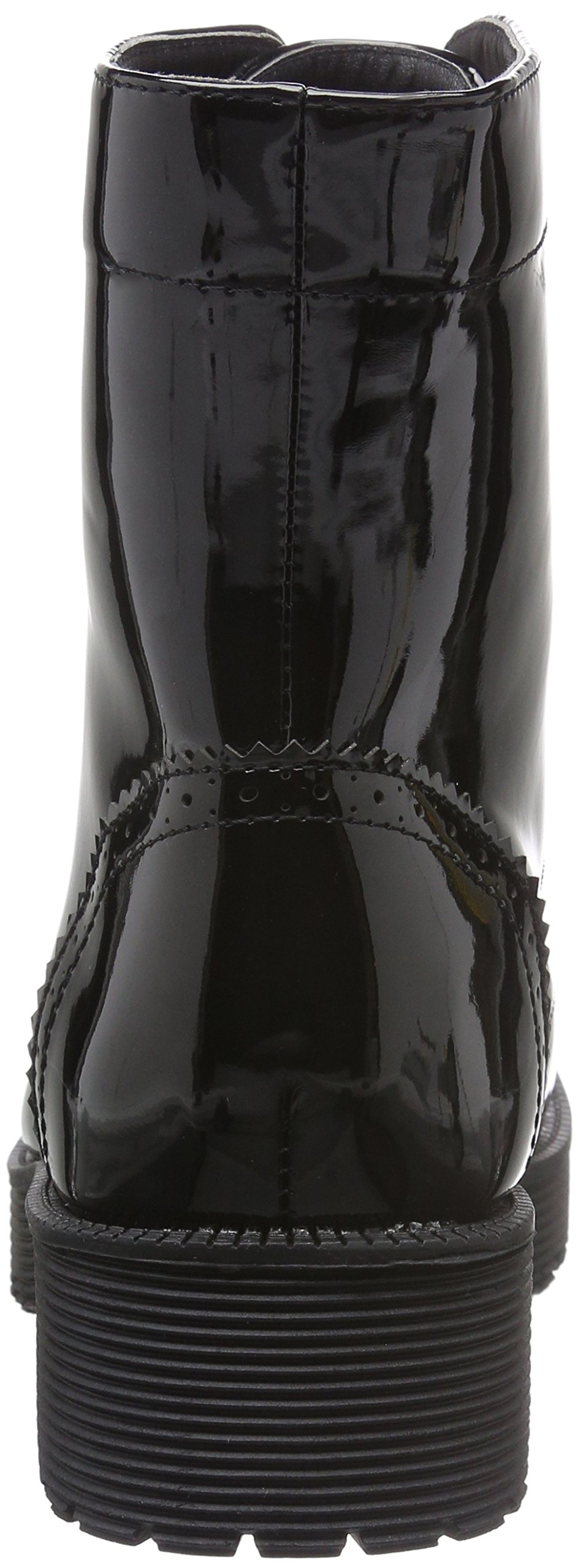 Pieces Psdonna Boot Patent stivali donna nero vernice