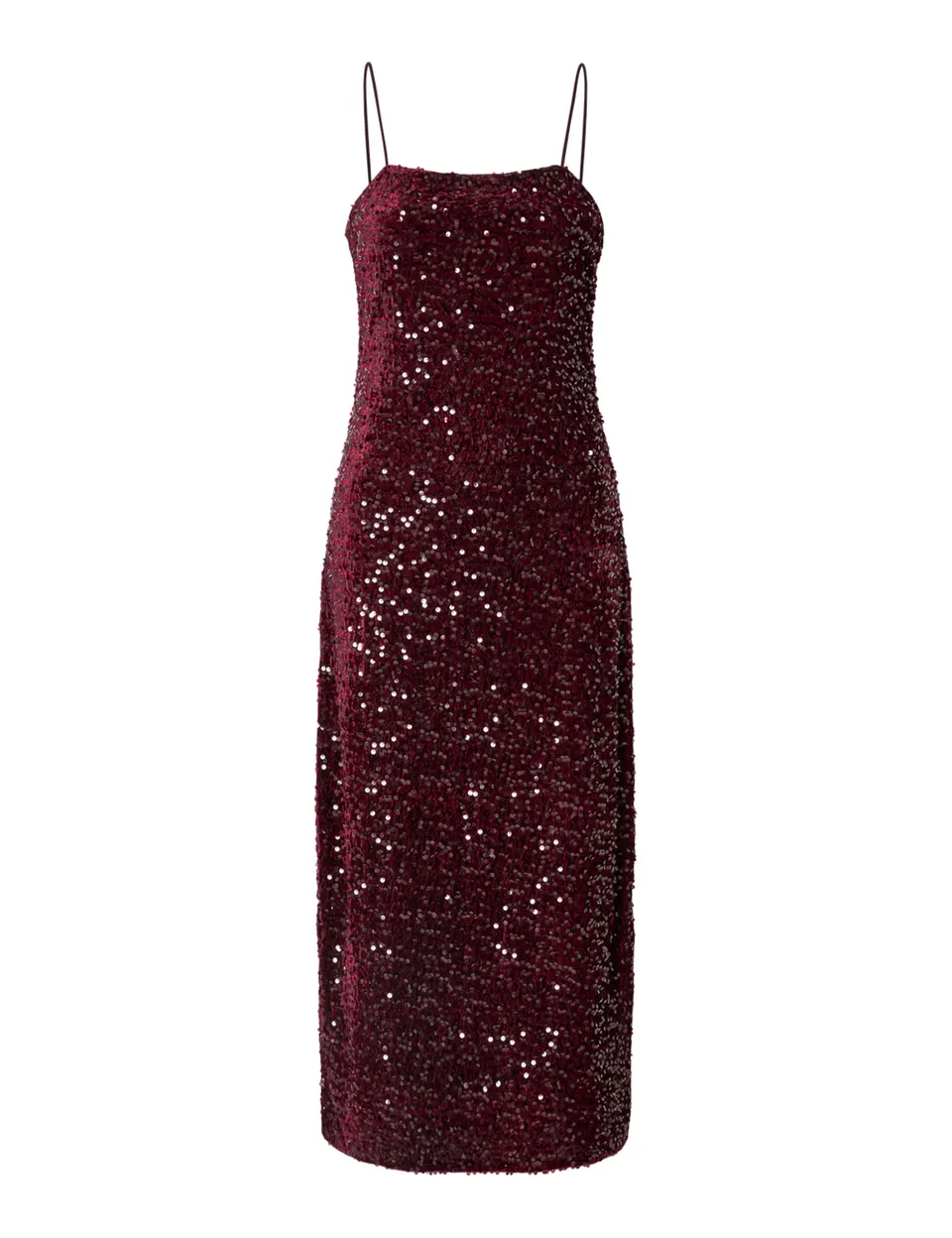 Pieces Pckam SL gonna longuette Tawny Port XS jersey
