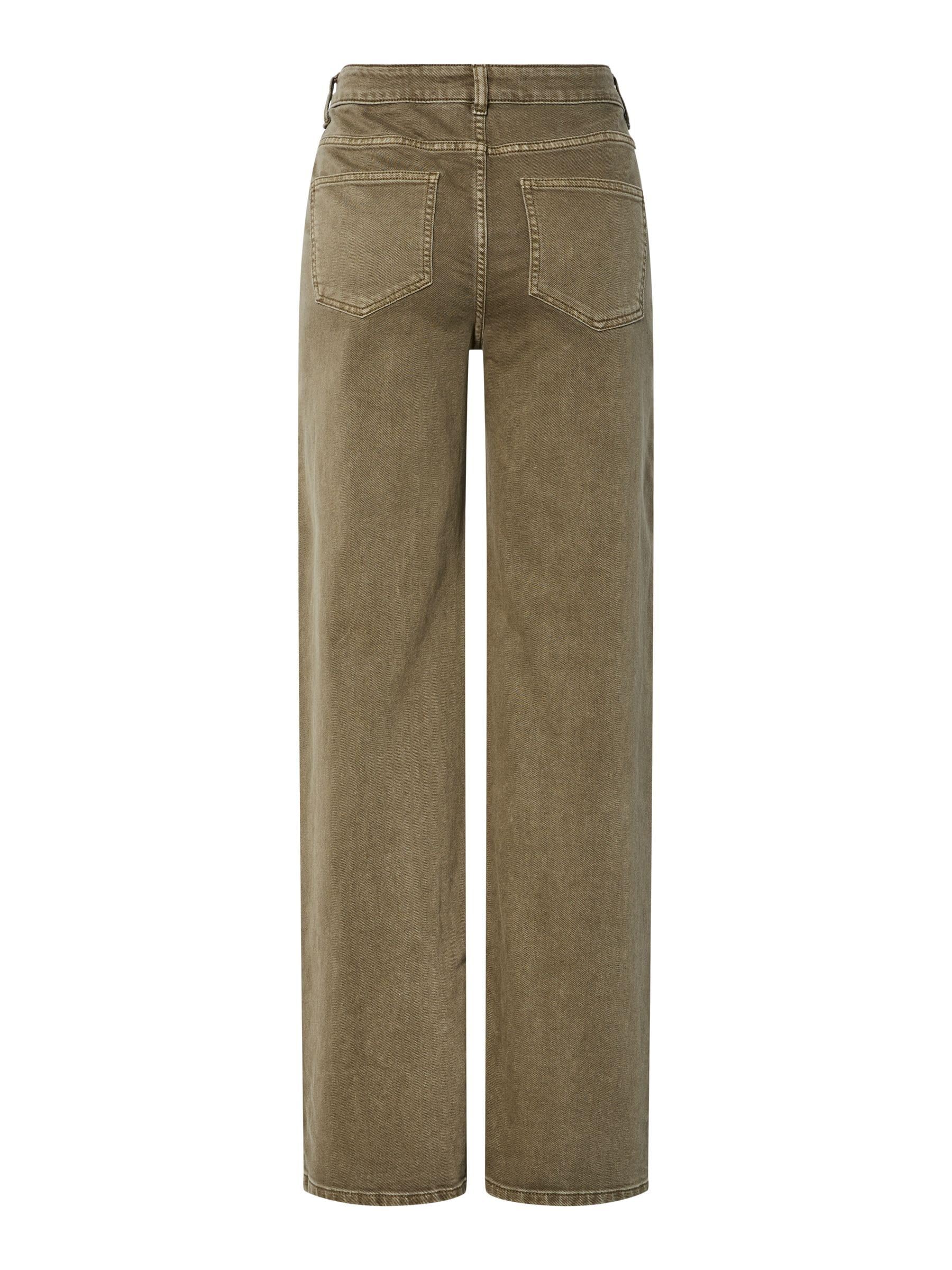 Pieces Pcsilke MW Wide Jeans larghi 31W/30L cotone