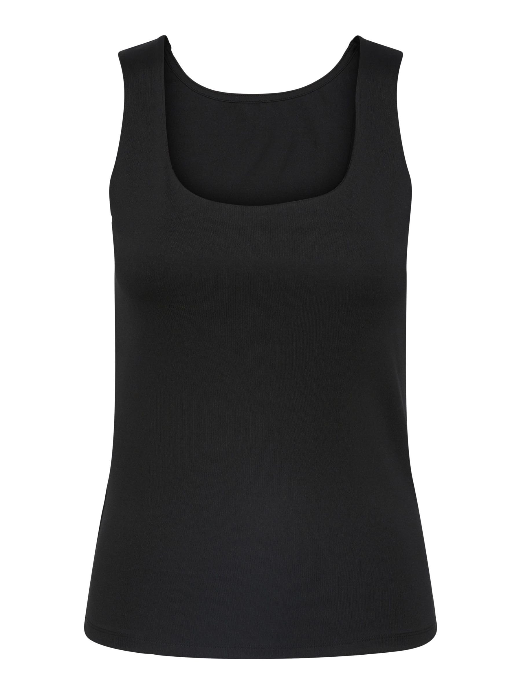 Pieces Pcneja SL Reversible Top Noos BC canottiera S nera