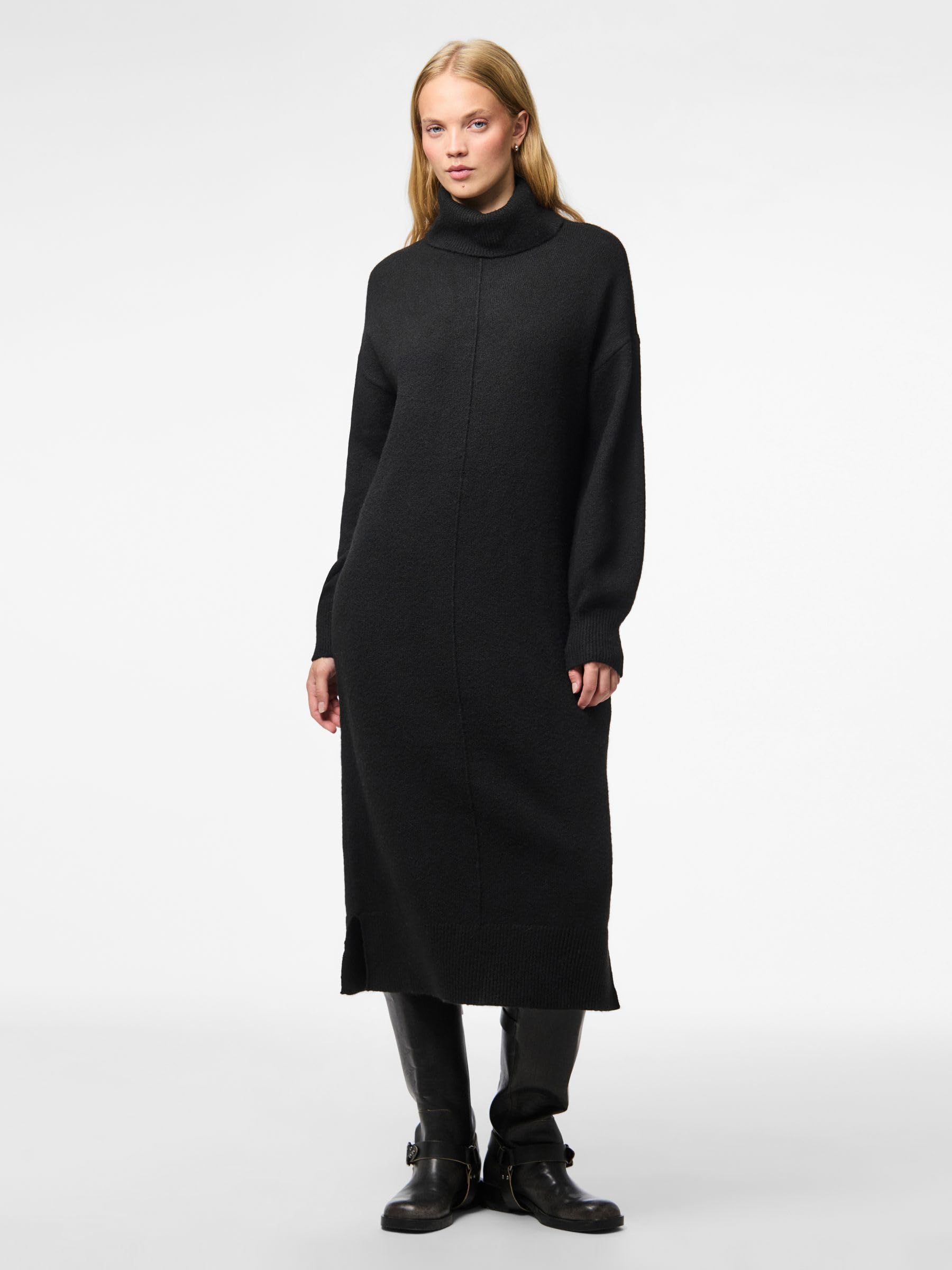 Pieces Pcmalou abito maglia donna cotone quotidiano
