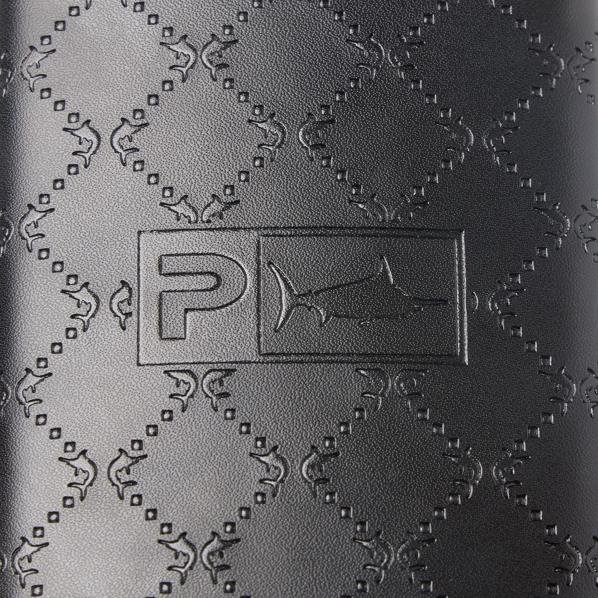 Pelagic Charter 8oz borraccia acciaio pelle nera