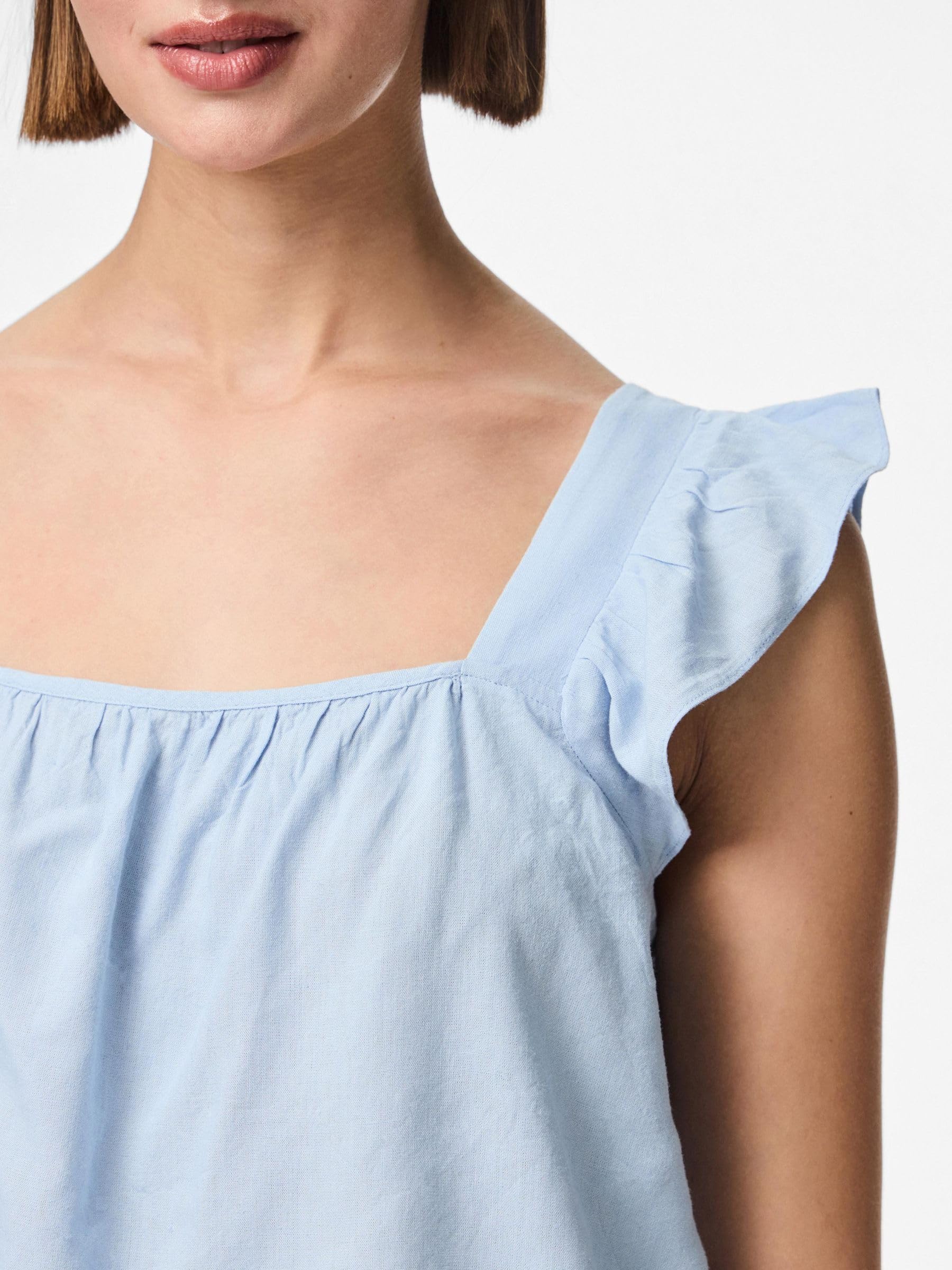 Pieces Ppia top donna smanicato tessuto traspirante