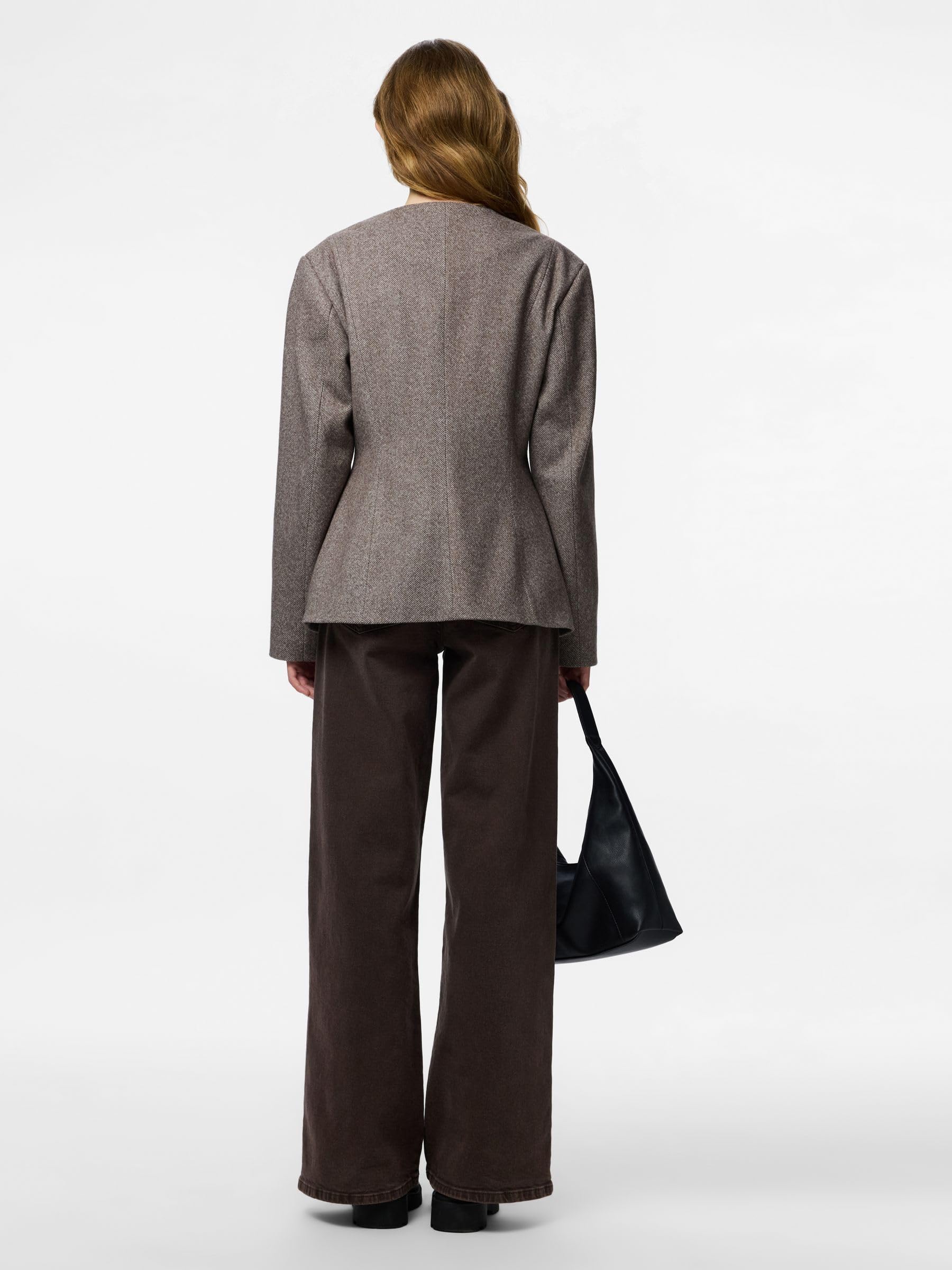 Pieces Pcriley LS Blazer Donna Taglia L Comodo