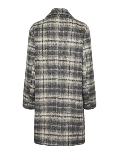 PIECES Pcnysa Check Coat cappotto donna M a quadri