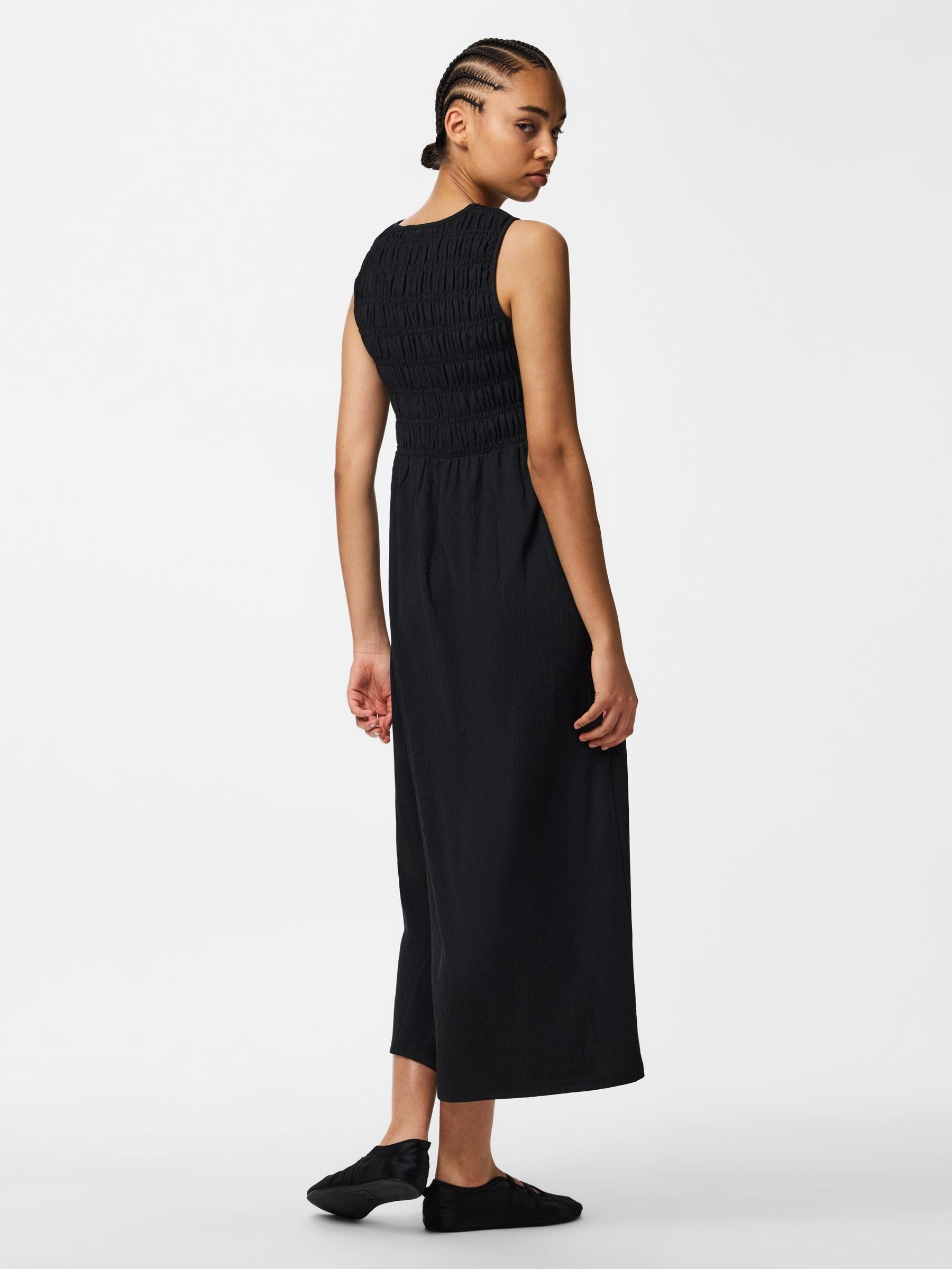 Pieces Pcbetty Abito Smock Donna Jersey Smanicato