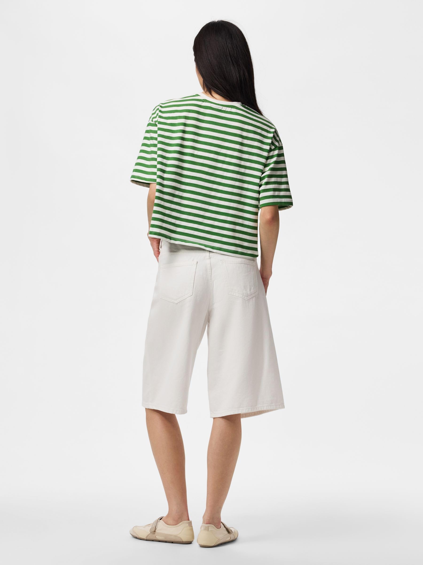 Pieces Pcpadie 2/4 Boxy Tee T-Shirt Donna Cotone