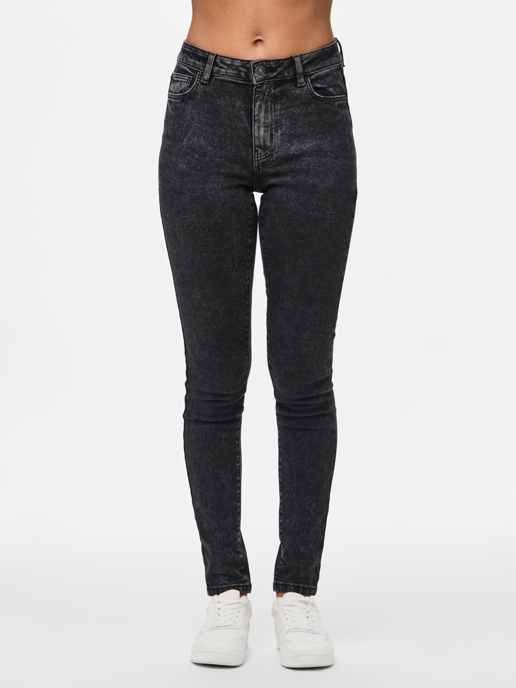 Pieces Pcdana MW Skinny Dg202 Noos jeans donna XL x 30L