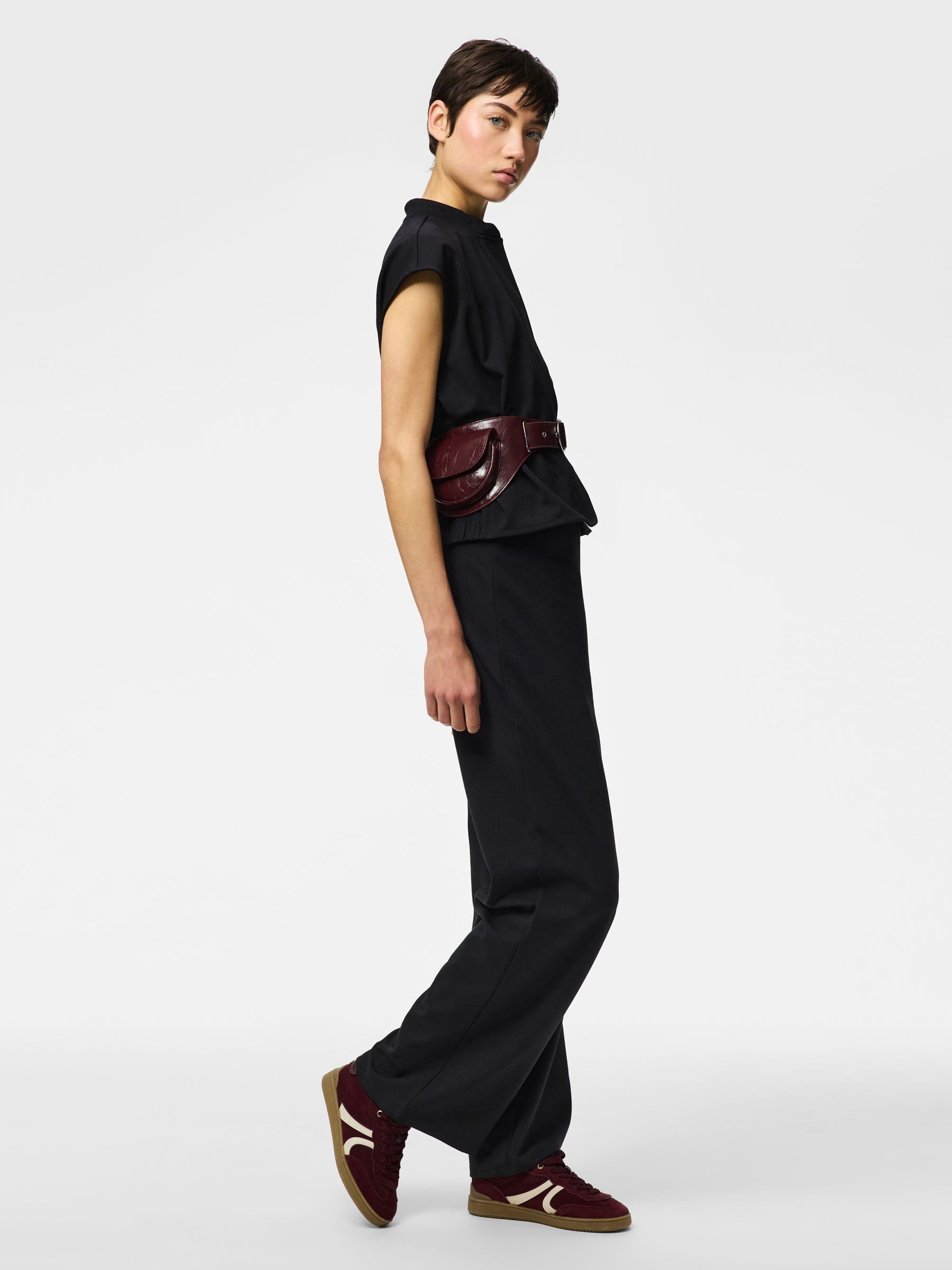 Pieces Pcbia HW pantaloni larghi donna neri L