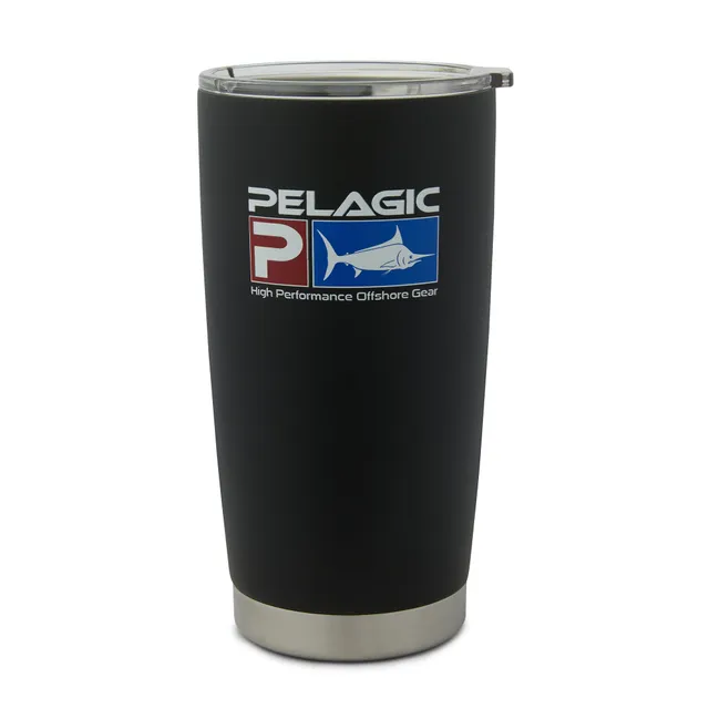 Pelagic Deluxe tazza termica 20oz nera in acciaio