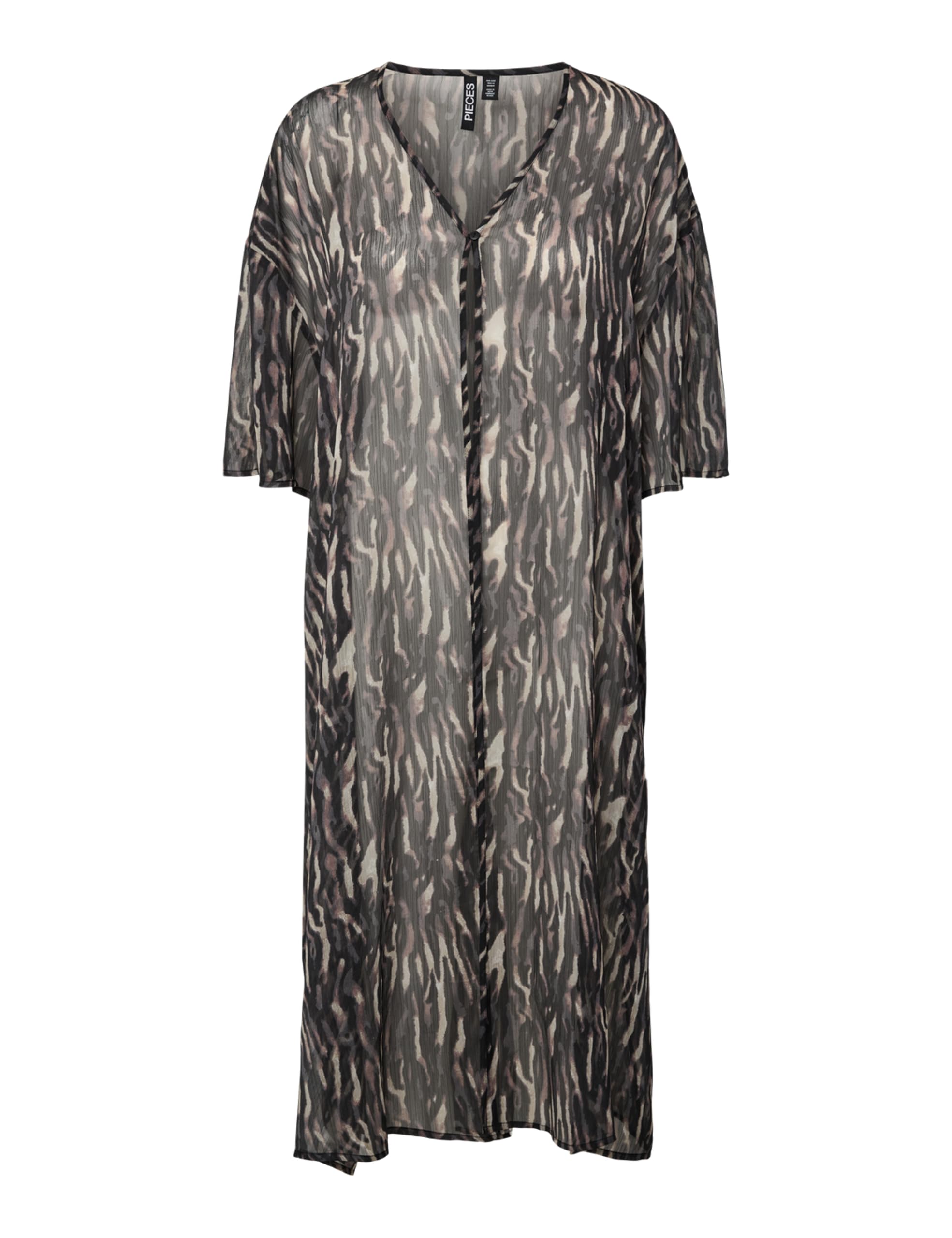 Pieces Pcatrud Kaftan Wvn Box BC vestito nero comodo