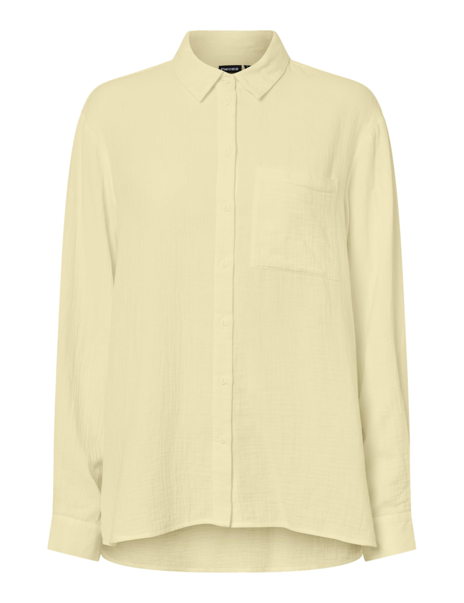 Pieces Pcsastina LS Shirt Wvn camicia donna comoda