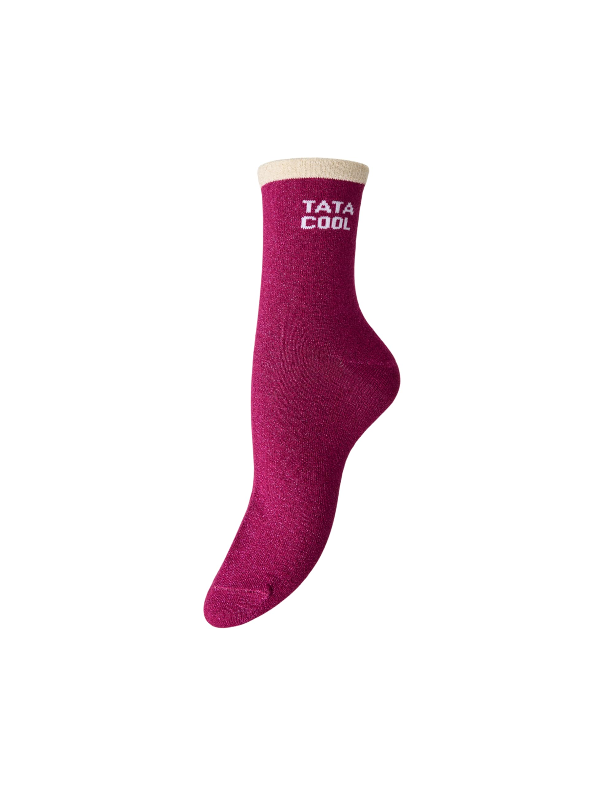 Pieces Pcsebby Glitter Detail Statement Sock FC calzini pesca