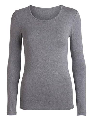 Pieces Pcholly t-shirt donna blu manica lunga