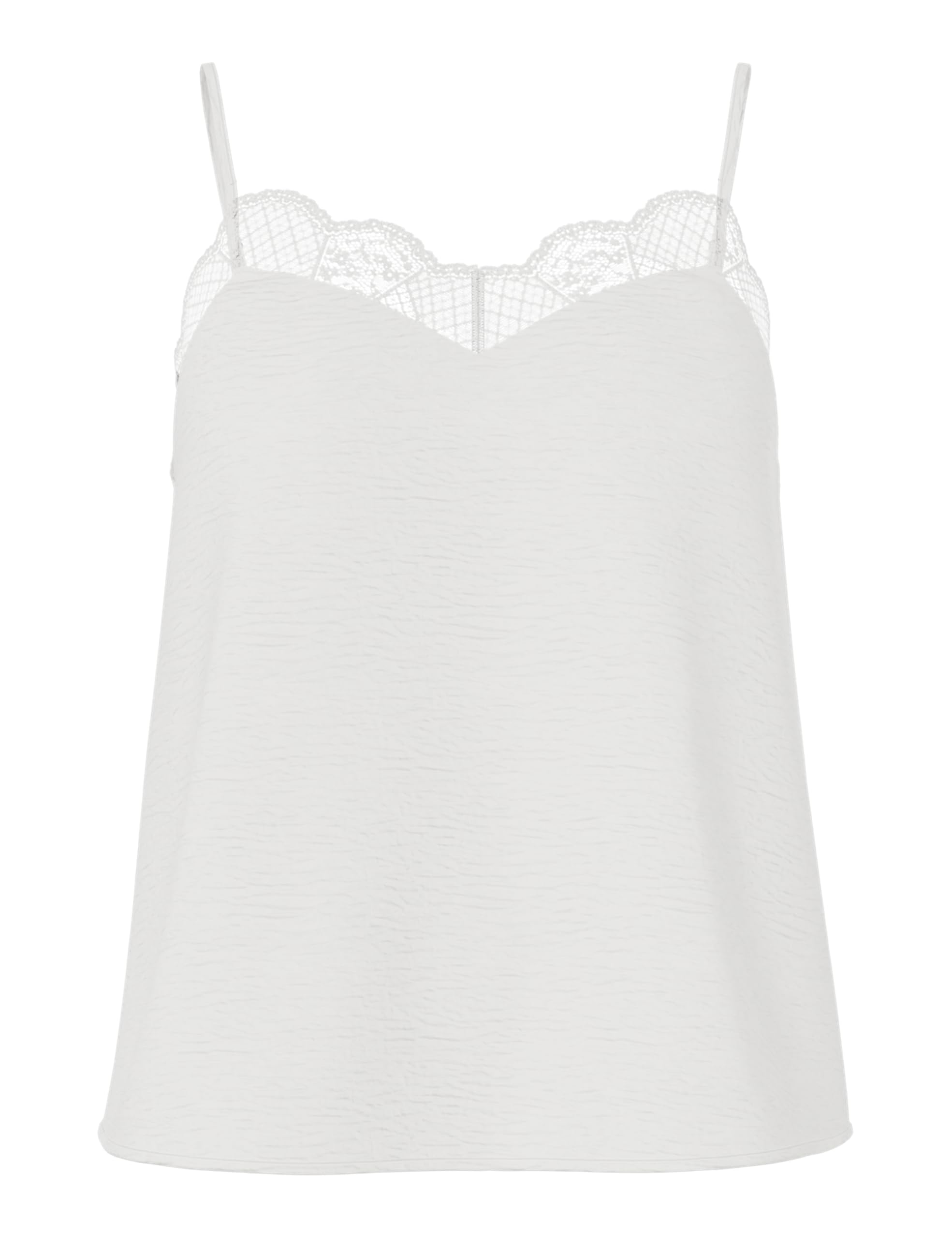 PIECES Pctiffany top donna pizzo senza maniche
