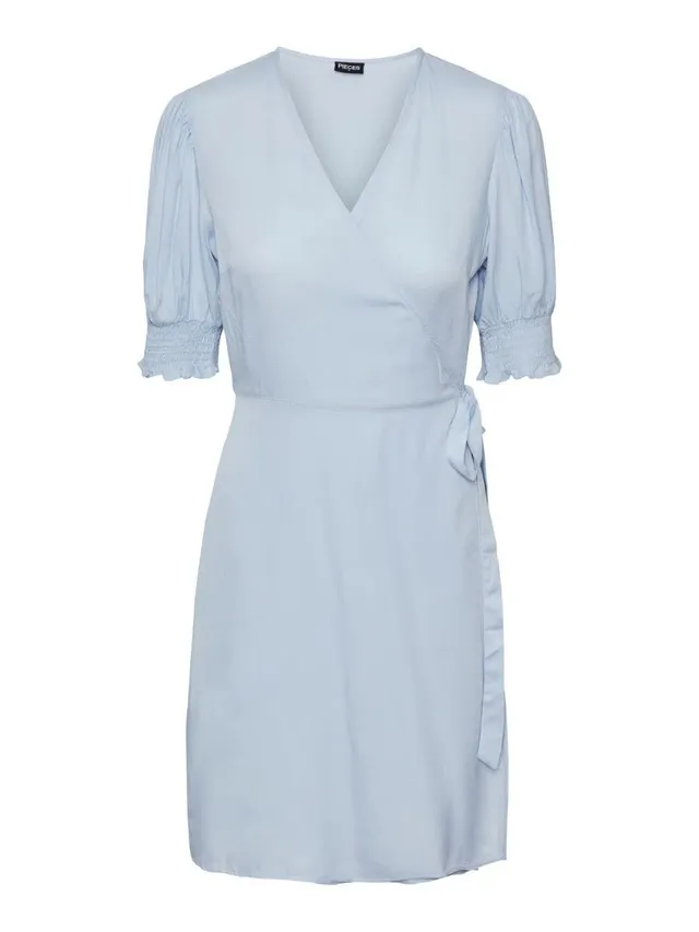PIECES vestito donna kentucky blue leggero estivo