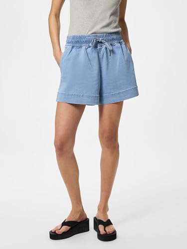 Pieces Pcbillo HW Pull Up Denim Shorts Donna XL