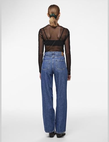 Pieces Pcsky HW Pocket Wide jeans donna XS