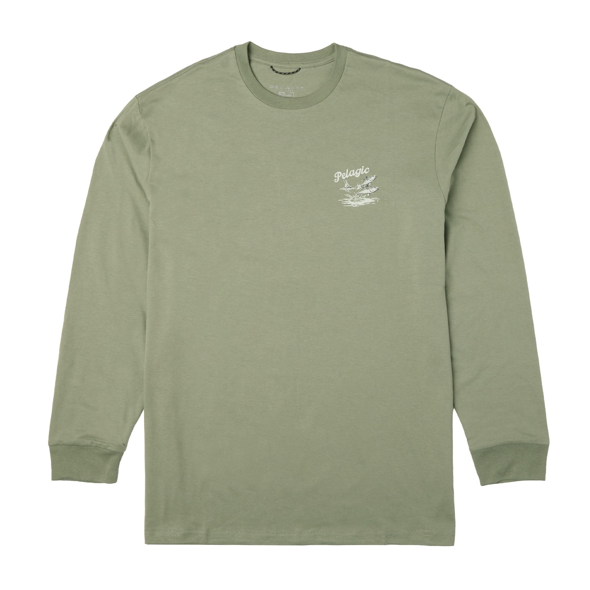 Pelagic Jumpers LS t-shirt mangrovia cotone