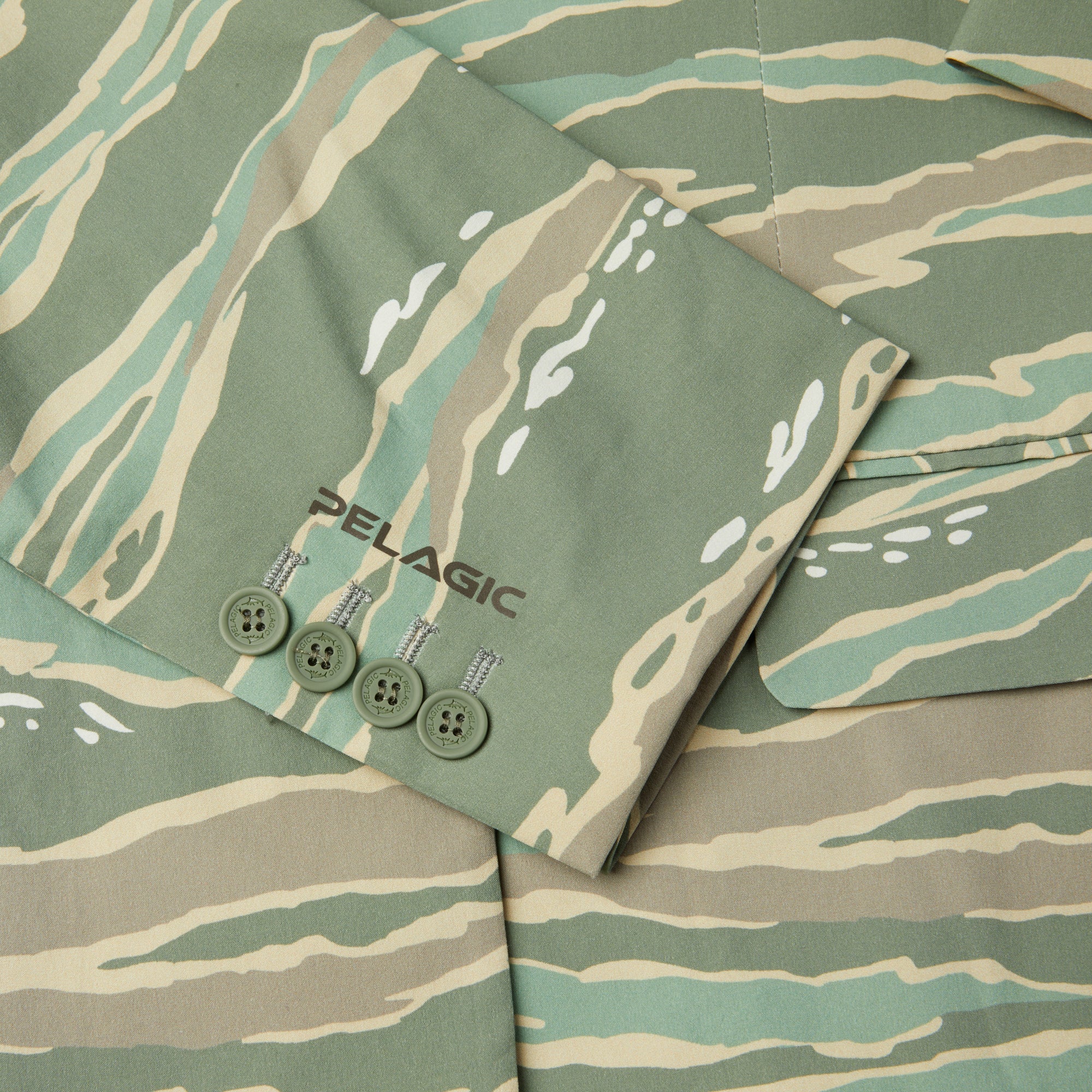 Pelagic Noonan blazer uomo mangrovia elasticizzato