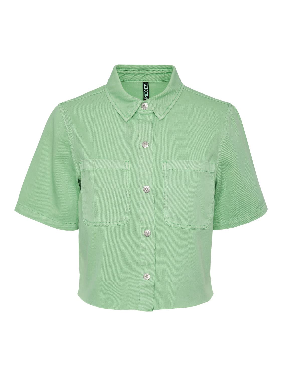 PIECES Pcblume SS Shirt BC camicia donna manica corta