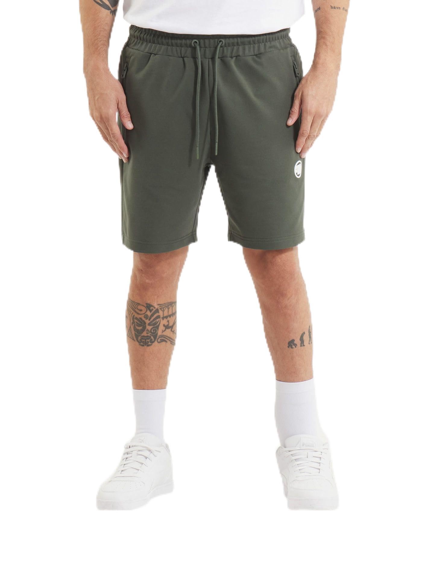 Pitbull Nugget Shorts Uomo Cotone Tasche Zip