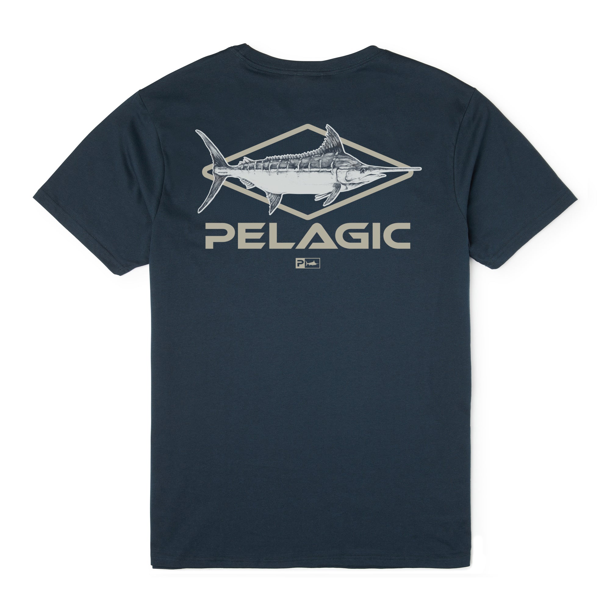 Pelagic Big Blue t-shirt uomo blu navy in cotone