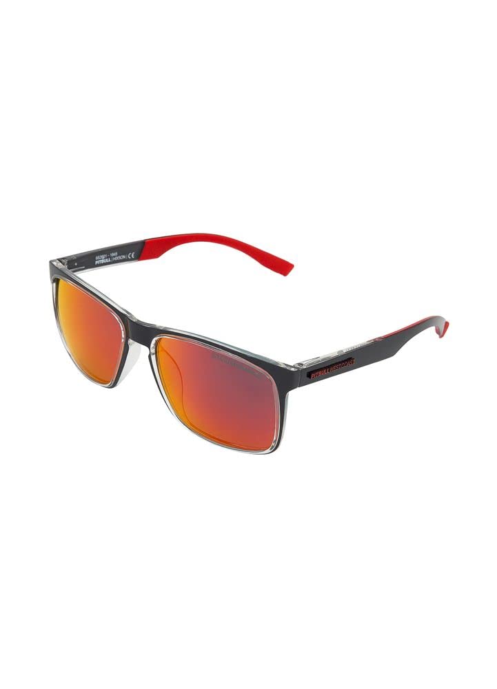 Pitbull Hixson occhiali sole uomo grigio rosso polarizzati