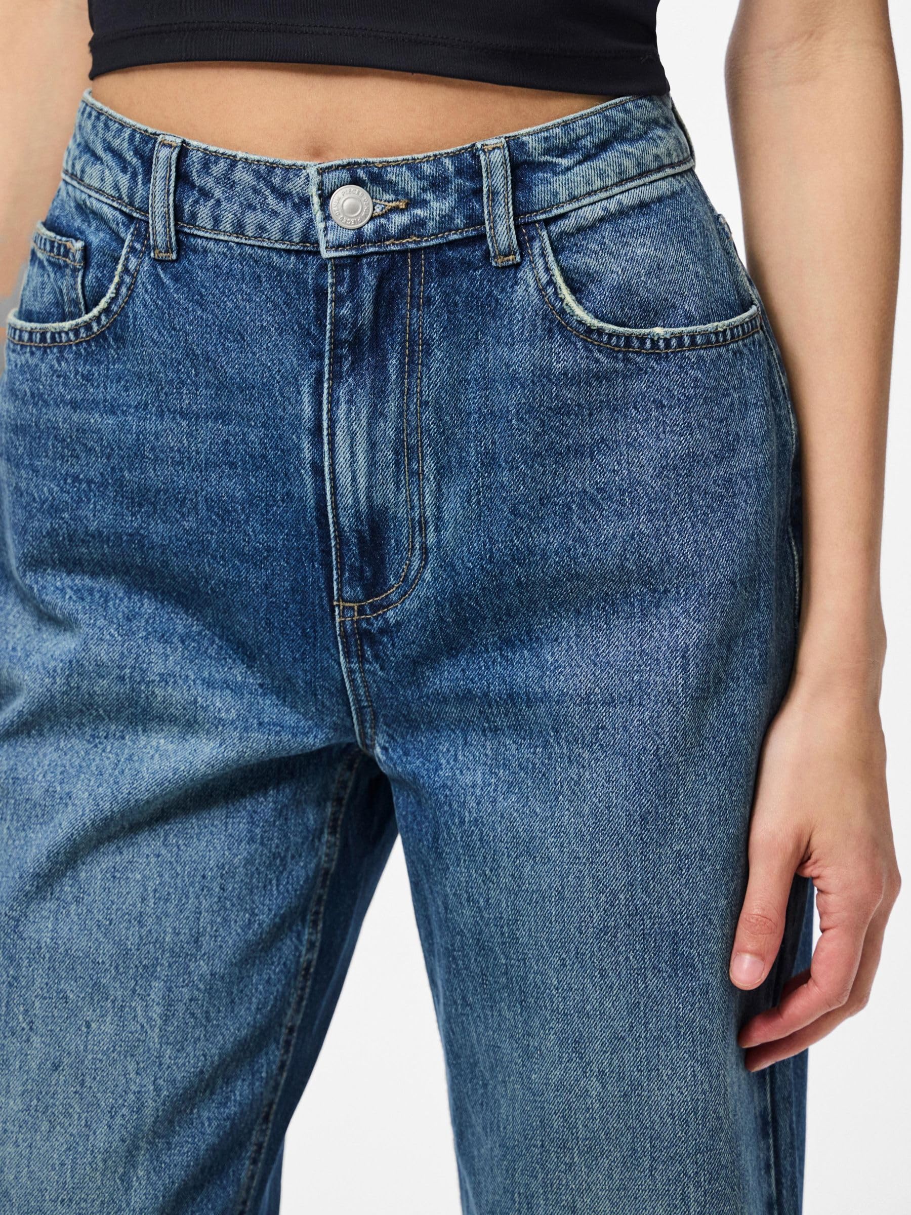 Pieces Pckate HW jeans donna 29W/30L gamba dritta