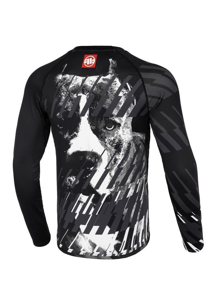 Pit Bull West Coast Street Dog rashguard maniche lunghe aderente