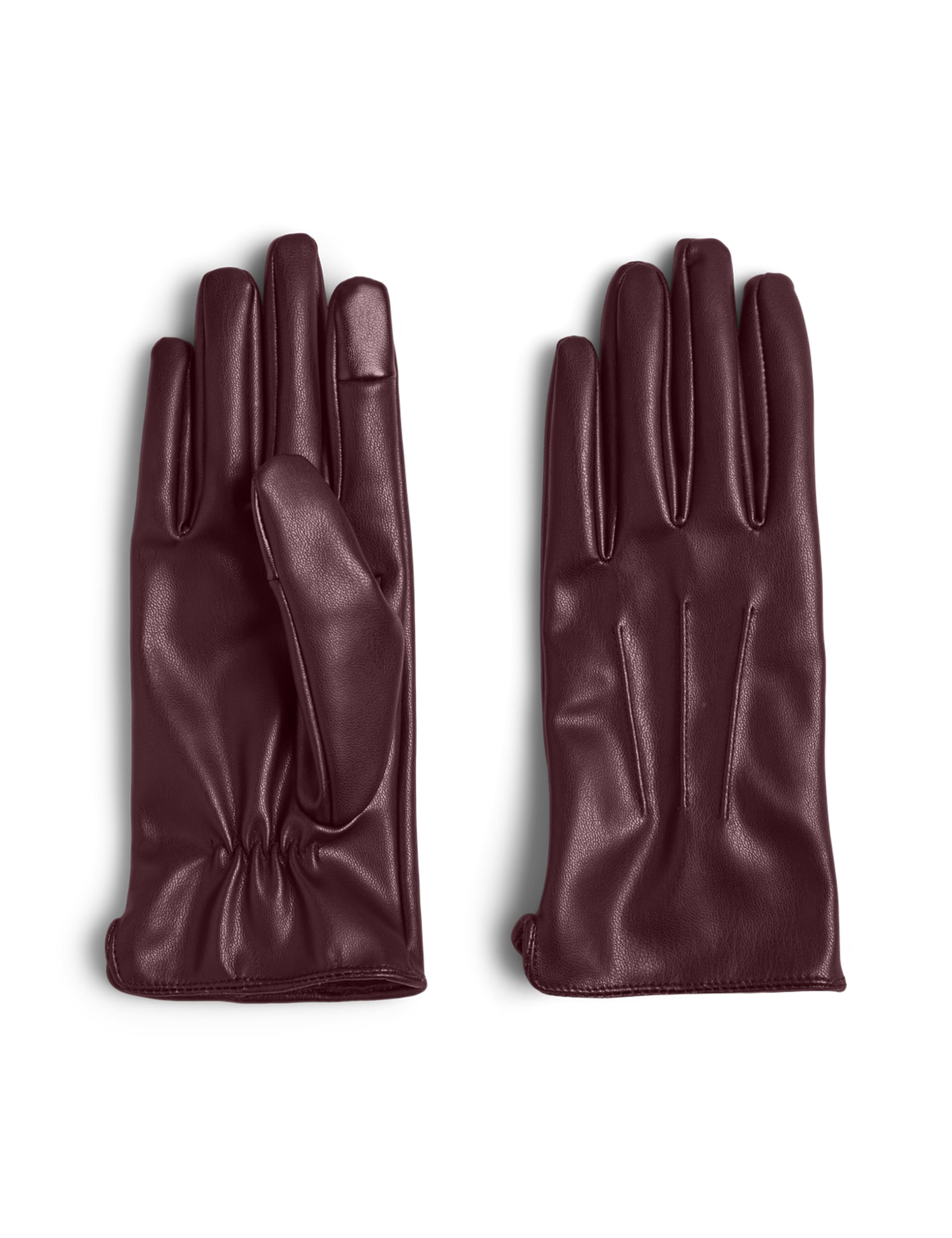Pieces Pccellie Smart Gloves guanti pelle taglia M