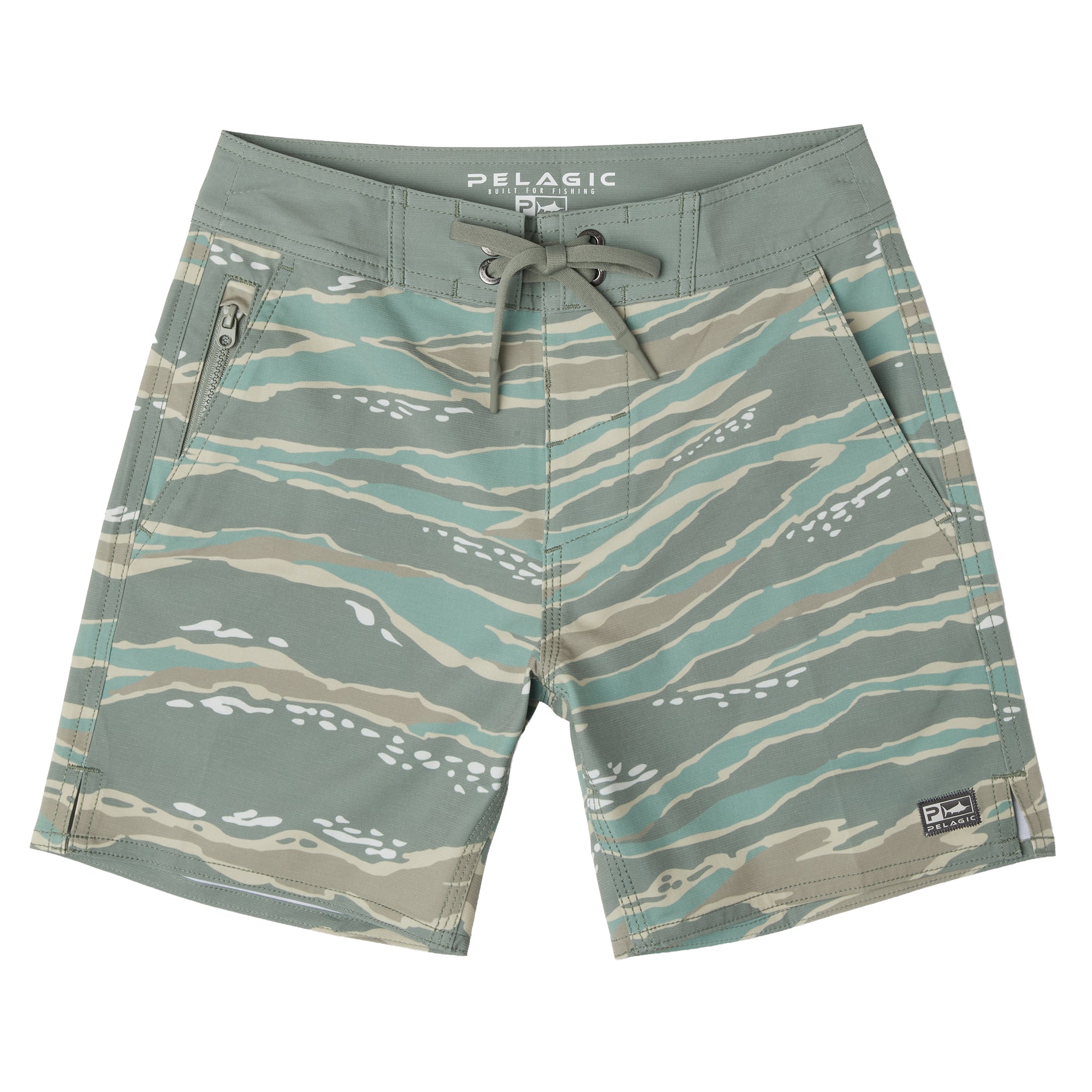 Pelagic Youth Ledge costume ragazzo verde mimetico