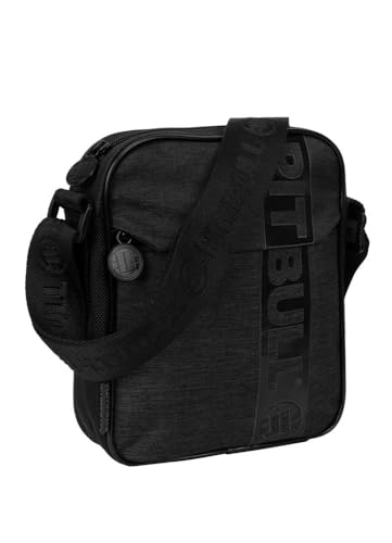 Pitbull Hilltop II borsello uomo nero nylon