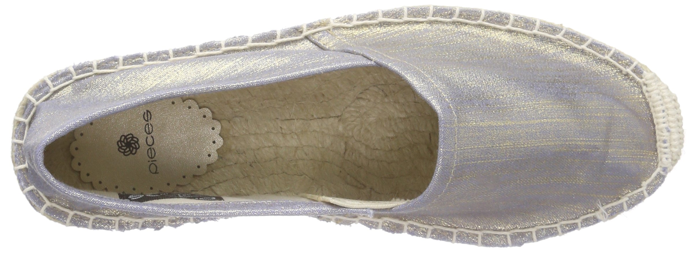 Pieces Haisha espadrillas donna argento 42 EU