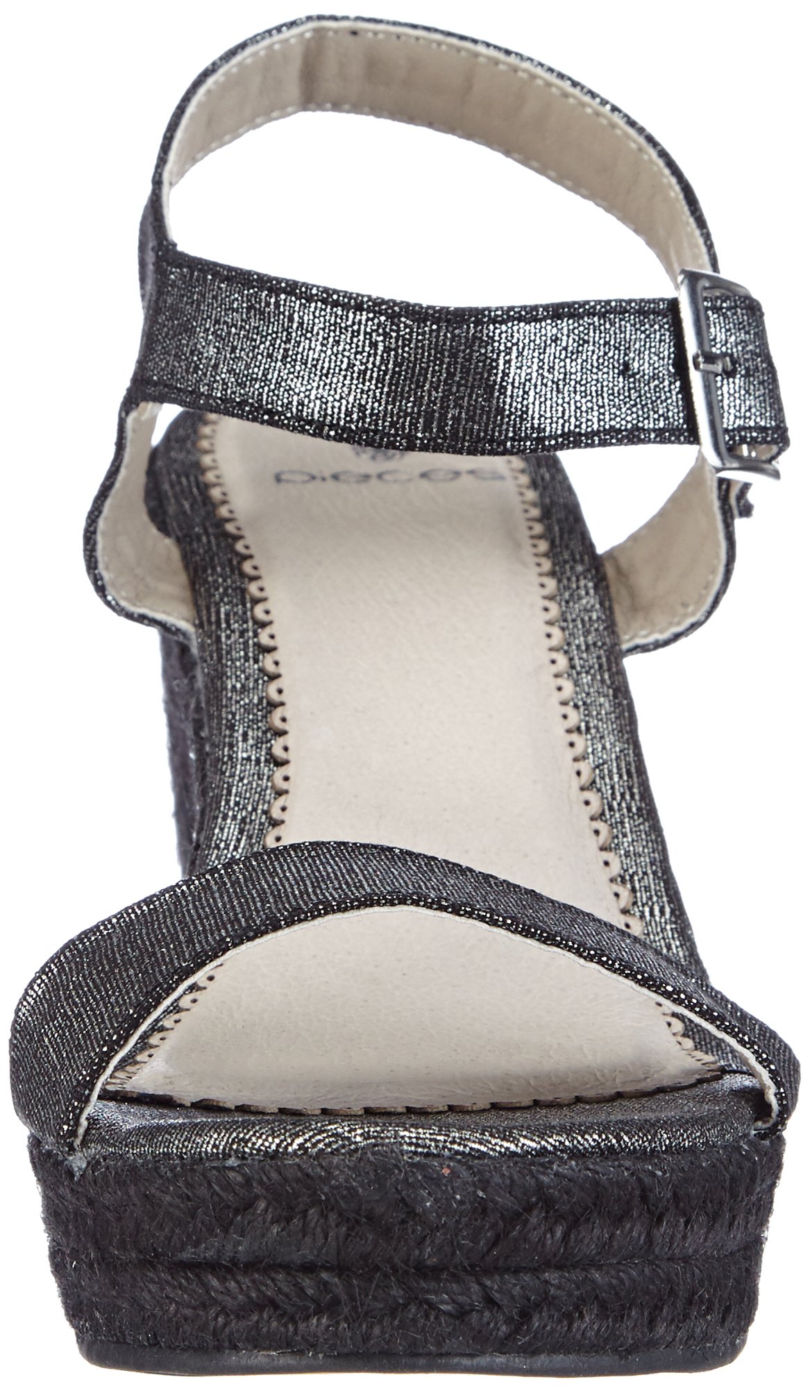 Pieces Halloumi Espadrillos sandali donna 37 con zeppa